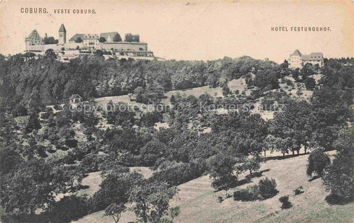 Coburg Bayern Veste Coburg Hotel Festungshof