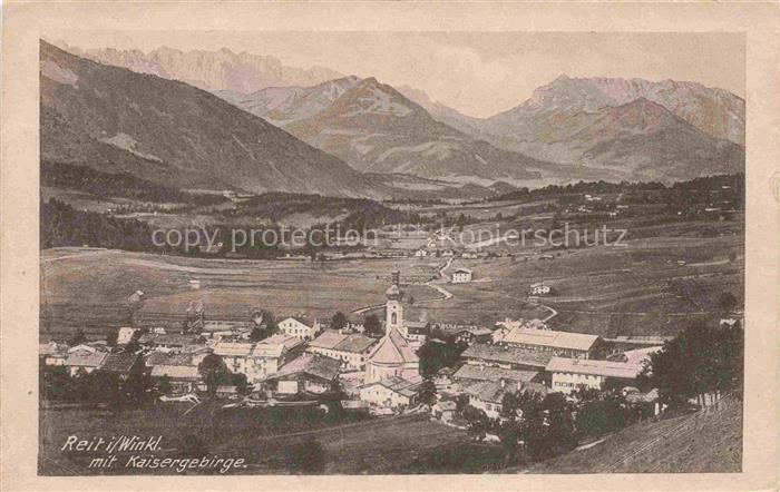 Reit Winkl mit Kaisergebirge