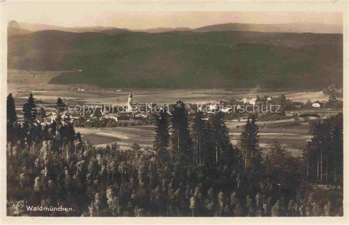 Waldmuenchen Cham Bayern Panorama