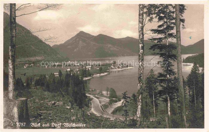 Walchensee Kochel See Bayern Panorama