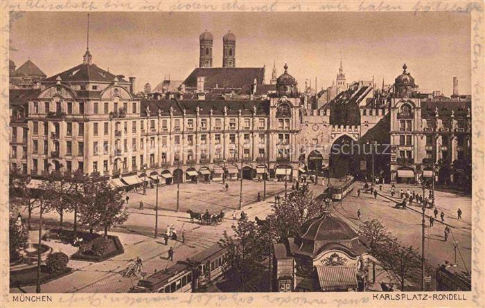 MueNCHEN  Bayern Karlsplatz Rondell