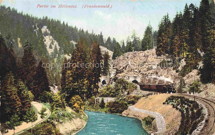 Hoellental Frankenwald Marxgruen Bad Steben Hof Bayern Panorama