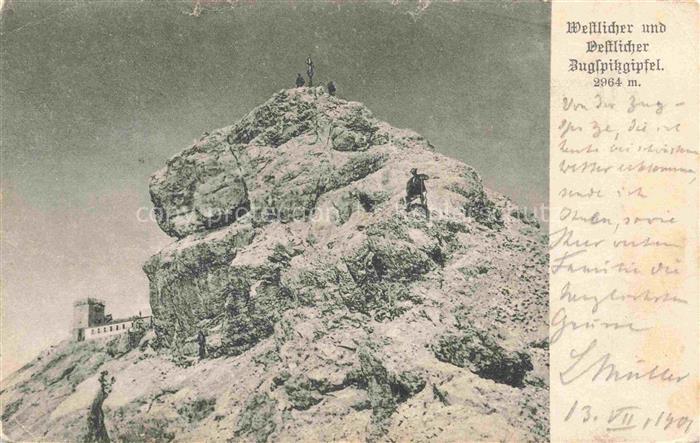 Zugspitze Garmisch-Partenkirchen Bayern Gipfelblick