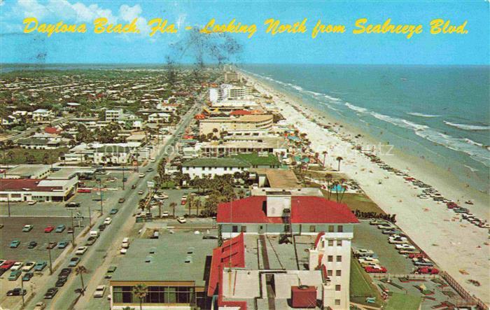 Daytona Beach Florida USA Looking North from Seabreeze Blvd