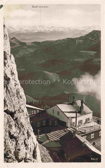 Wendelsteinhaus 1724m Bayrischzell Bayern mit Grossglockner