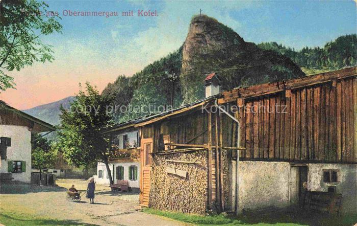 OBERAMMERGAU Bayern mit Kofel
