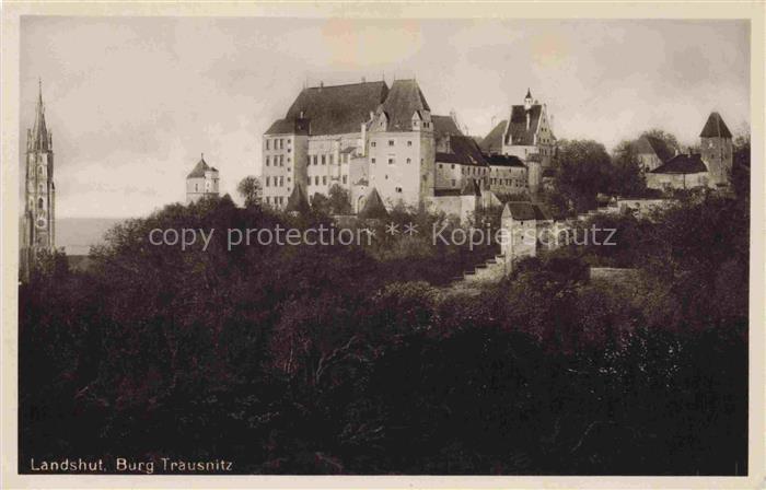 LANDSHUT  Isar Burg Trausnitz