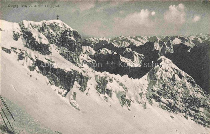 Zugspitze Garmisch-Partenkirchen Bayern Ostgipfel