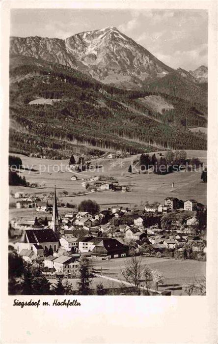 Siegsdorf  Oberbayern Traunstein mit Hochfelln