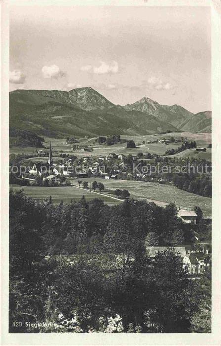 Siegsdorf  Oberbayern Traunstein mit Hochfelln
