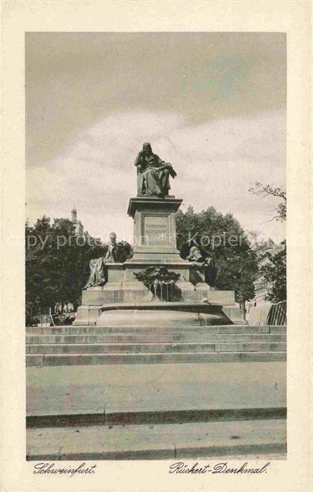 SCHWEINFURT Main Rueckert Denkmal