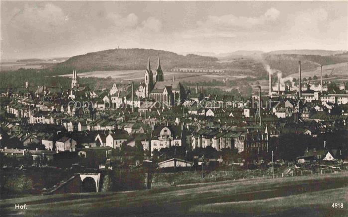 HOF  SAALE Bayern Panorama