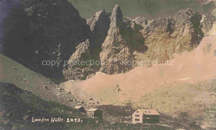 Lamsenhuette Lamsenjochhuette Tirol AT Panorama