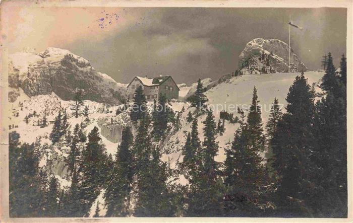 Erfurter-Huette Erfurterhuette 1834m Achensee Tirol AT Panorama Sonnwandgebirge