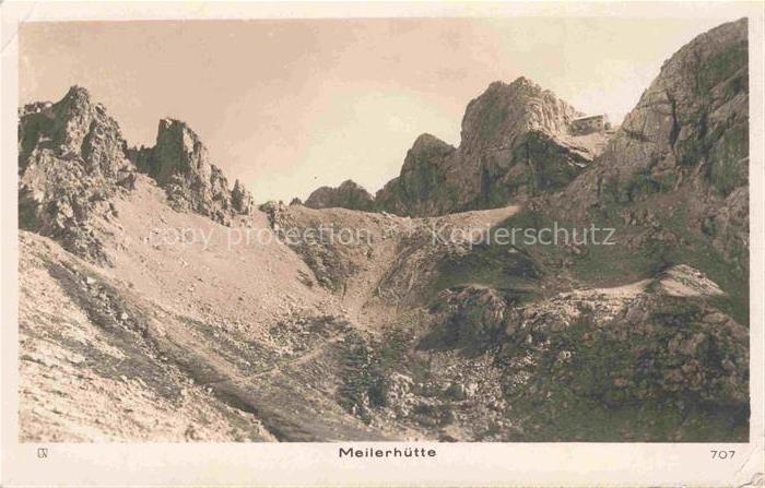 Meilerhuette 2377m Garmisch-Partenkirchen Bayern Panorama