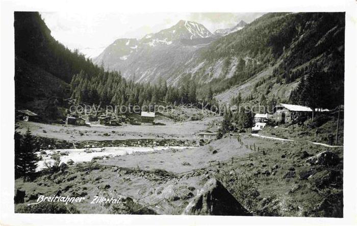 Breitlahner 1240m Zillertal Tirol AT Panorama