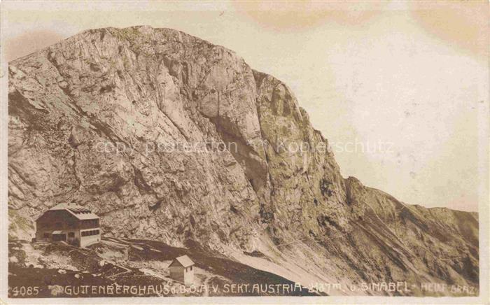 Guttenberghaus 2137m RAMSAU Dachstein Steiermark AT Panorama
