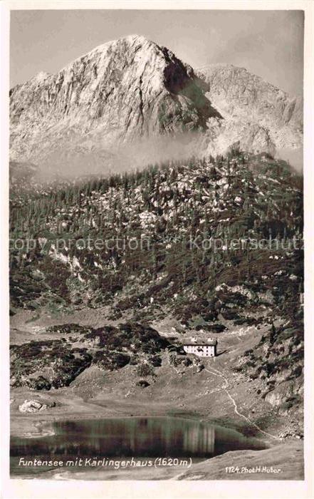 Funtensee 1620m Berchtesgaden mit Kaerlingerhaus
