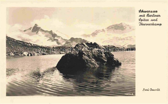 Thurnerkamp Turnerkamp 3420m Cima di Campo Zillertal Tirol AT mit Schwarzsee und