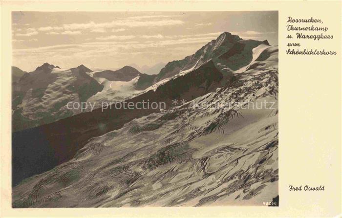 Thurnerkamp Turnerkamp 3420m Cima di Campo Zillertal Tirol AT mit Rossrucken und
