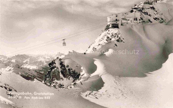 Vallugabahn St Anton Arlberg Tirol AT Gratstation