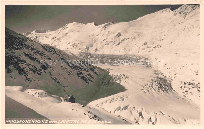 Karlsruherhuette 2450m oetztal Tirol AT am Lamstalereck