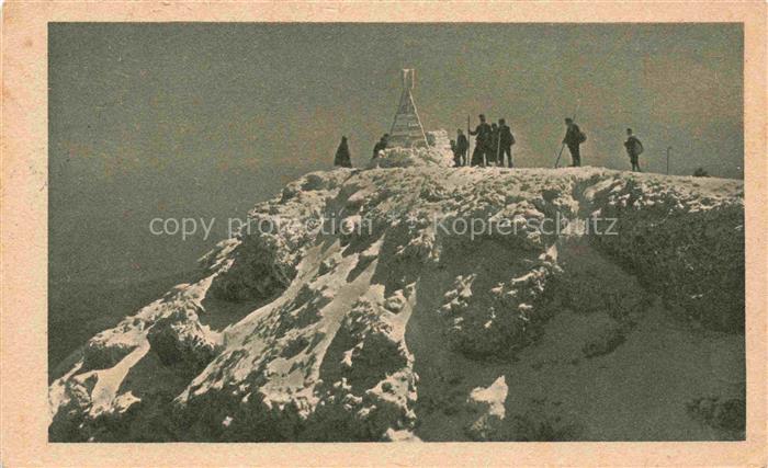 Hochschneeberg 2061m Niederoesterreich AT Am Kaiserstein Gipfelgruppe