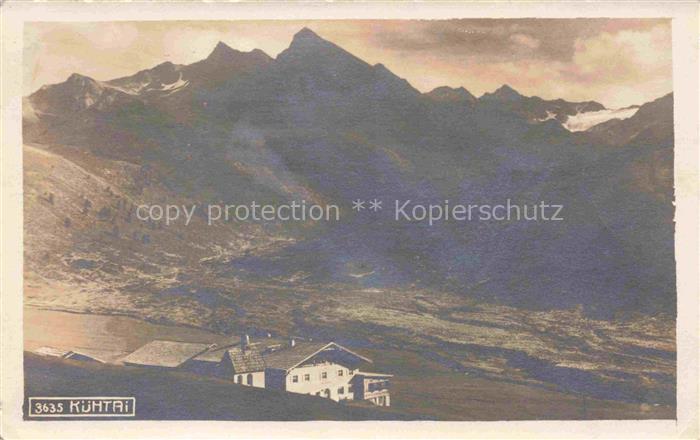 Kuehtai Kuethai Tirol AT Panorama mit Gast und Alphuette