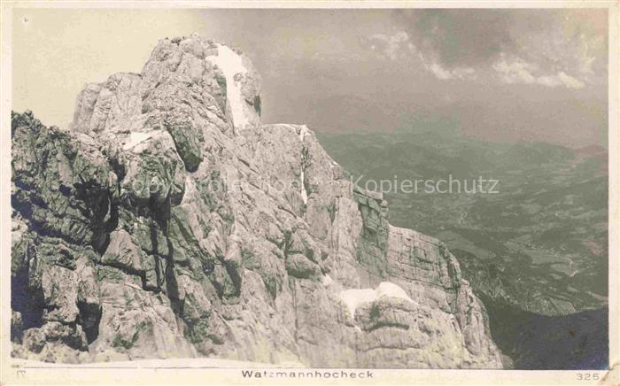 Watzmannhocheck Berchtesgaden Bayern Gipfelblick