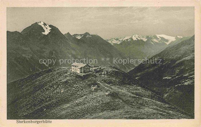Starkenburgerhuette 2229m Stubaital Tirol AT Panorama