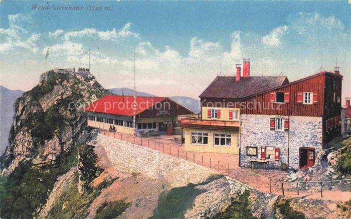 Wendelsteinhaus 1724m Bayrischzell Bayern Panorama