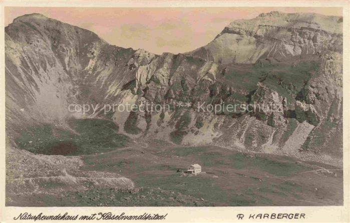 Kesselwandspitze oetztal Tirol AT Naturfreundehaus