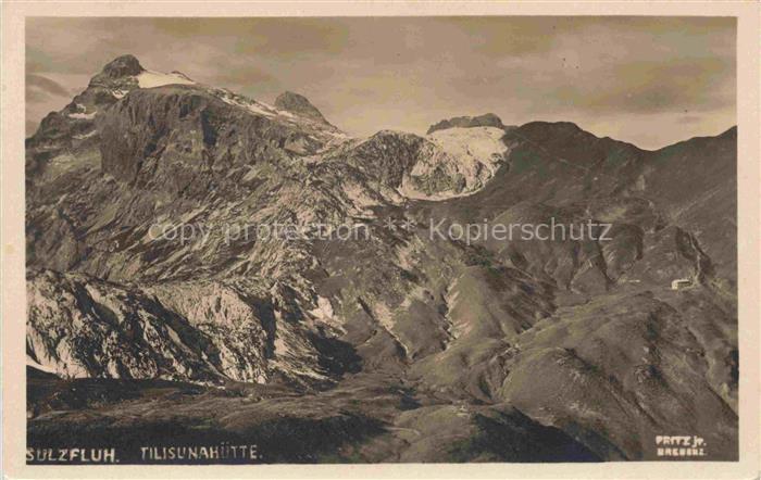 Tilisunahuette 2211m Montafon Bludenz Vorarlberg AT mit Sulzfluh