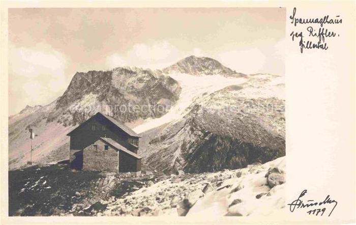 Spannagelhaus 2533m Hintertux Zillertal AT mit Riffler