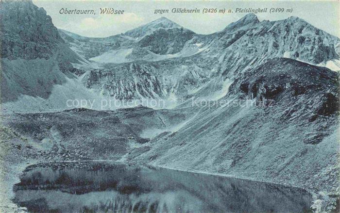 Obertauern Pinzgau-Pongau AT Wildsee mit Gloecknerin und Pleislingkeil