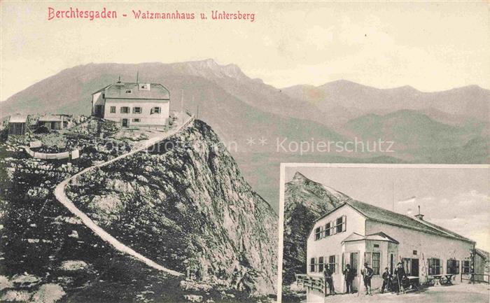 BERCHTESGADEN Bayern Watzmannhaus und Untersberg
