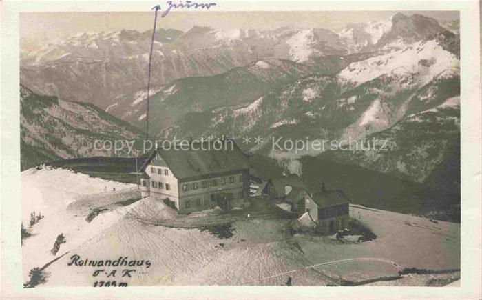 Rotwandhaus 1765m Schliersee Bayern Panorama