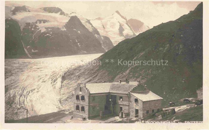 Glocknerhaus 2143m Heiligenblut Kaernten AT auf der Elisabethrinne