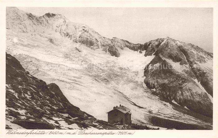 Warnsdorferhuette 2450m Krimml AT Blick von der Dreiherrenspitze