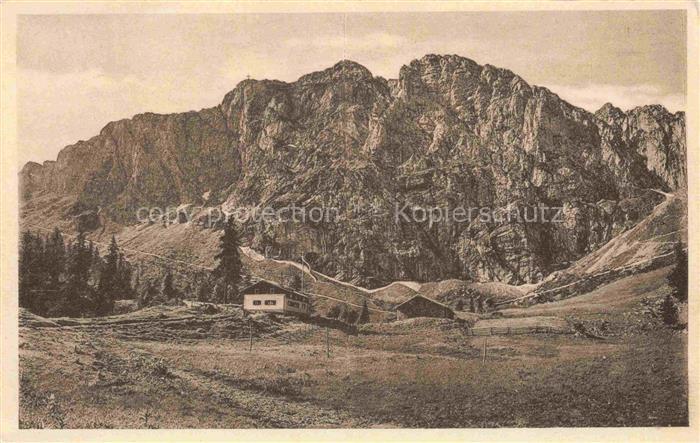Benedictenwand 1803m BAD ToeLZ bayern mit Tutzinger Huette