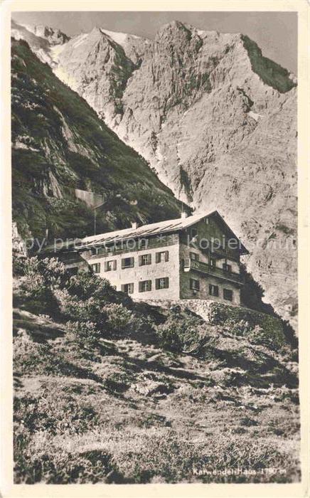 Karwendelhaus 1765m Tirol Ansicht