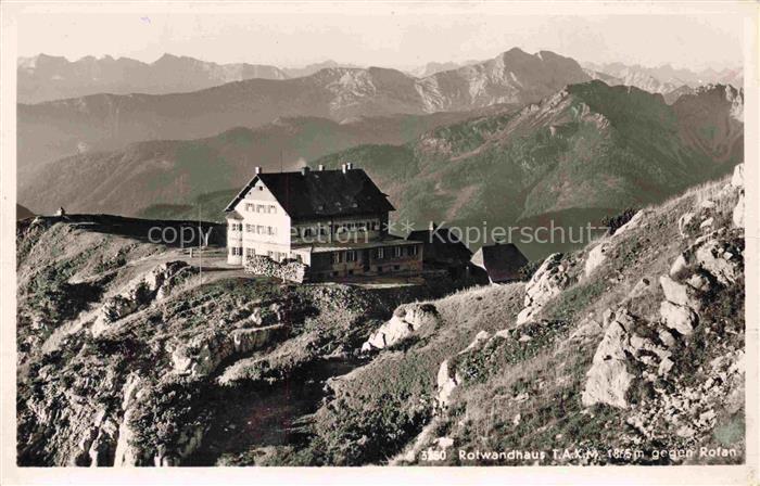 Rotwandhaus 1765m Schliersee Bayern mit Rofan