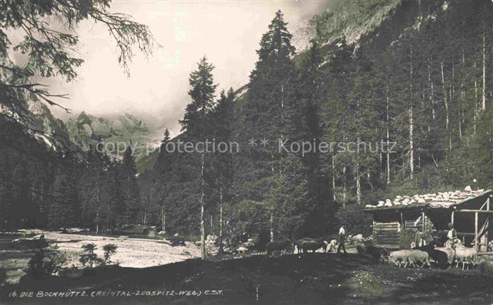 Bockhuette GARMISCH-PARTENKIRCHEN Creintal Zugspitz Weg