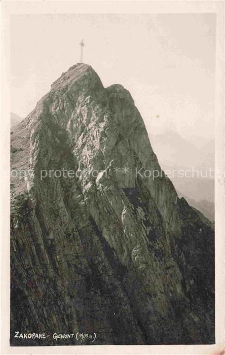Zakopane Tatra PL Giewont Gipfelblick