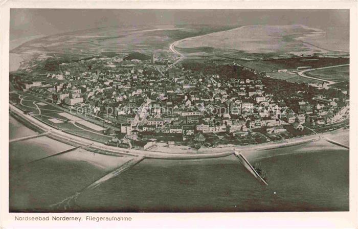 NORDERNEY Nordseebad Niedersachsen Fliegeraufnahme