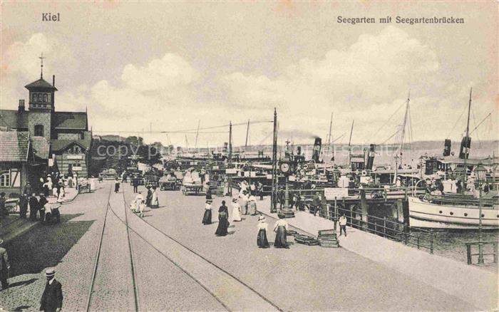 KIEL  CITY Seegarten mit Seegartenbruecken