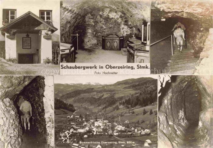 Oberzeiring Steiermark AT Schaubergwerk Teilansichten Ortspanorama