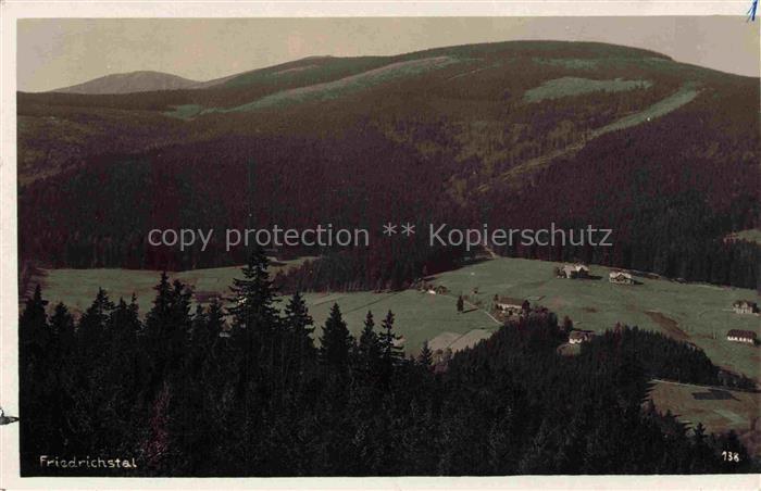 Friedrichstal Spindleruv Mlyn Spindelmuehle Riesengebirge CZ Berge Nadelwald Wie