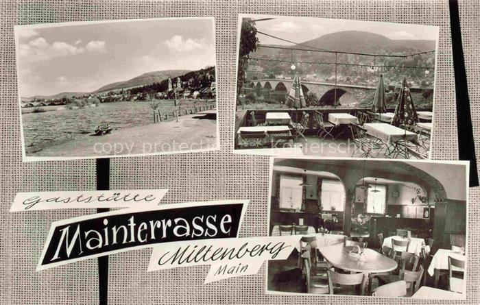 Altenbuch Unterfranken Spessart Miltenberg Bayern Gaststaette-Mainterrasse Resta