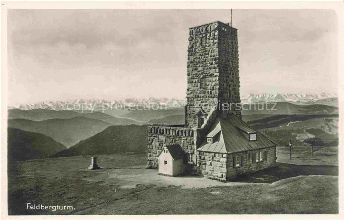 Feldberg 1450m Schwarzwald BW Feldbergturm Aussichtsturm Schwarzwald Berggipfel